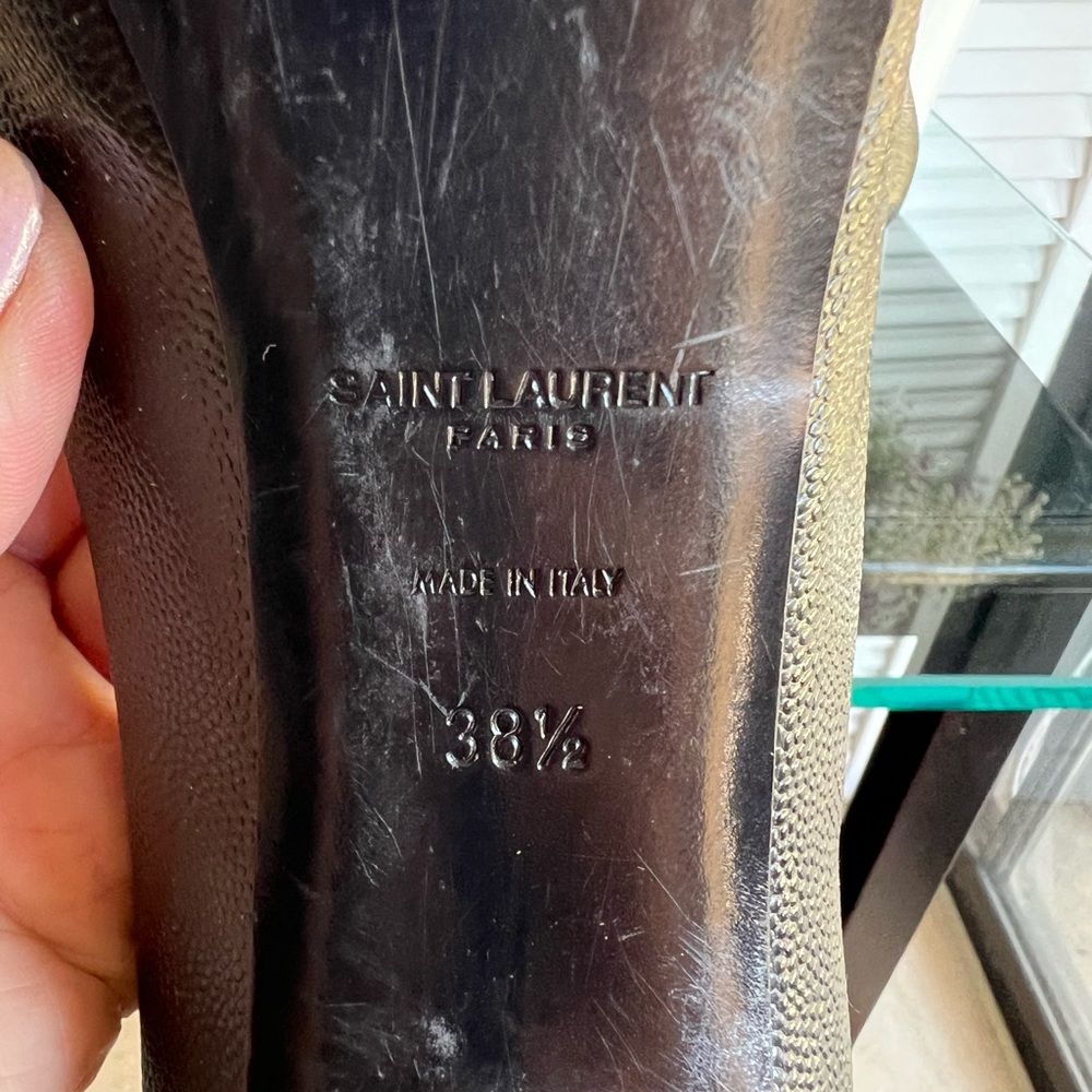 YSL BLACK PUMPS SIZE “8.5”, A staple to any closet - Picture 5 of 8